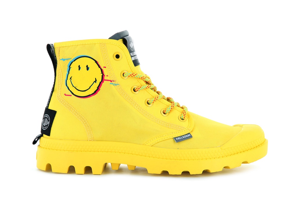 Botas Palladium PAMPA X SMILEY 2000 Hombre Amarillo | Costa Rica-75649